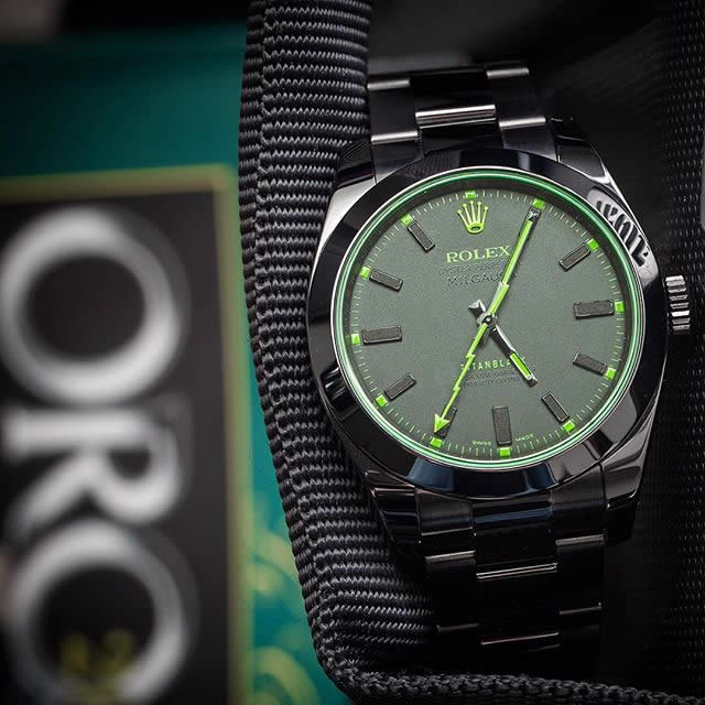 Rolex Miyota Milgaus Green